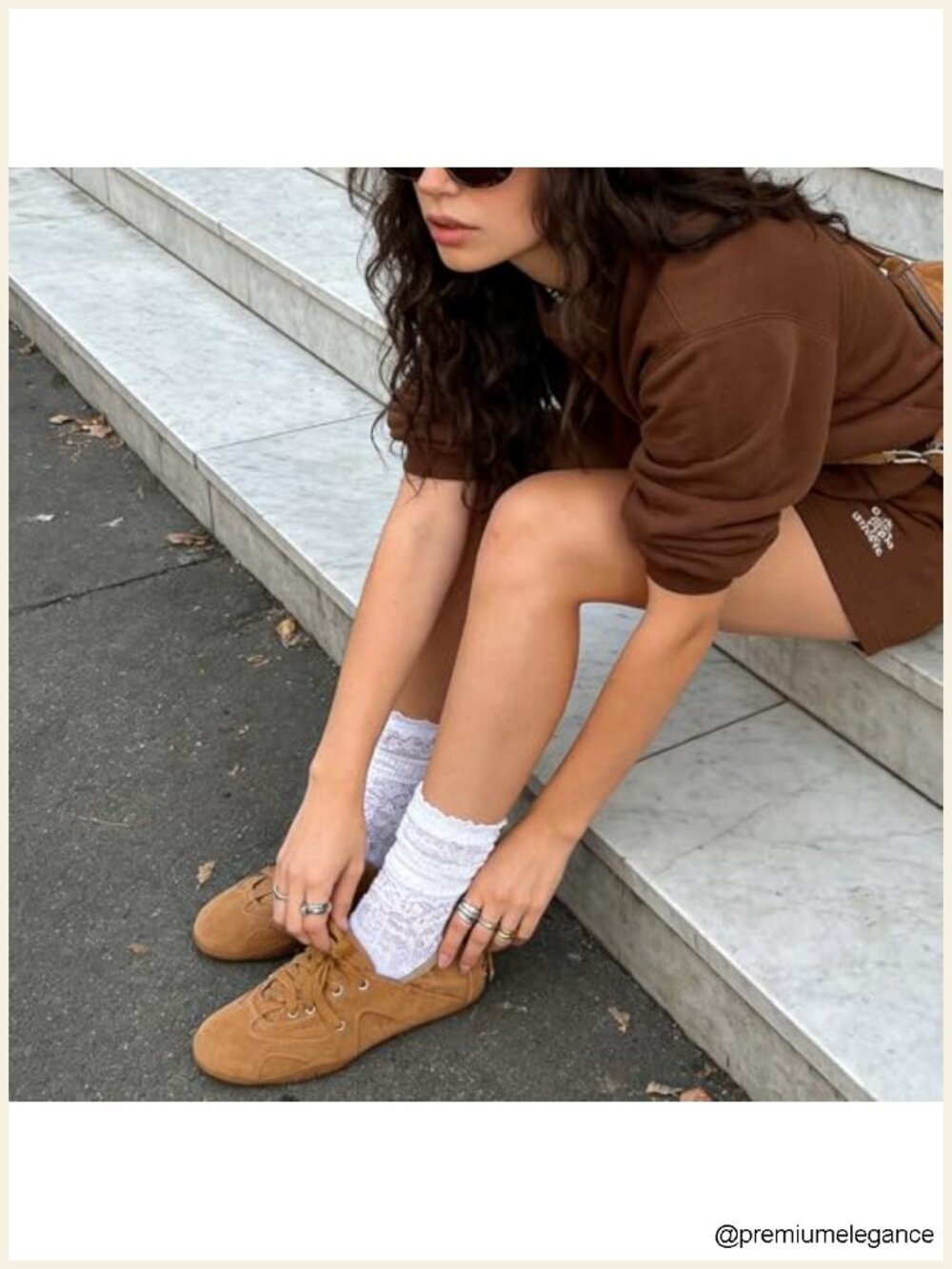 Lace-Up Ballet Sneakers Fashion Ballerina Canvas Walking Tennis Casual Shoes - Picture 4 of 6